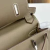 DDMode Factory Jypsiere Swift Etoupe Grey Silver Hardware 23cm Full Handmade