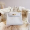 DDMode Whatsapp Hermes Kelly Retourne 28CM CK80 Gris Pearl Evercolor Gold Hardware