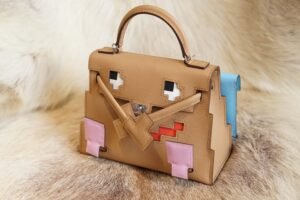 DDMode Hermes Kelly Doll Picto 0M Chai Epsom Leather Silver Hardware