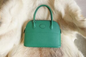 DDMode Factory Hermes U4 Vert Vertigo Bolide 27cm Epsom Leather Silver Hardware