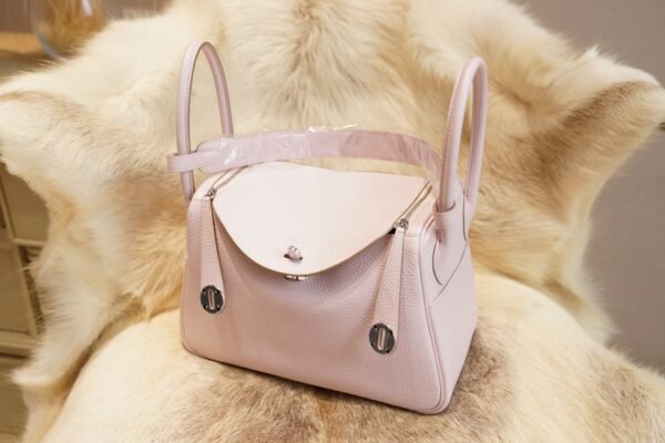 DDMode Factory Hermes 09 Mauve Pale Clemence Lindy 26CM Silver Hardware