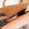 DDMode Factory Hermes Halzan 25CM CK37 Gold Evercolor Leather Gold Hardware