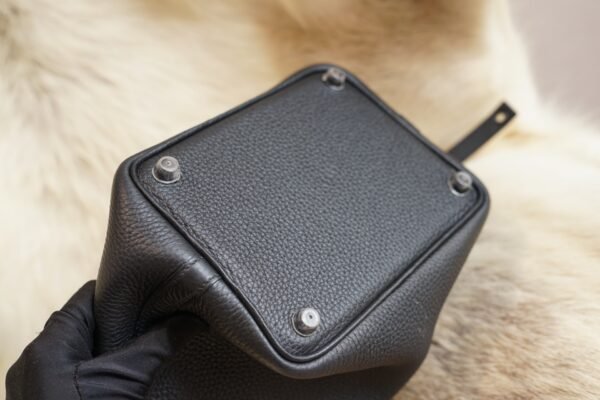 DDMode Hermes Picotin 18CM So Black CK89 Nior Clemence Leather Black Hardware
