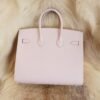 DDMode Whatsapp Hermes Birkin 25CM 09 Mauve Pale Epsom Leather Silver Hardware