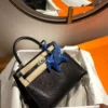 DDMode Factory Kelly Lizard Black Silver Hardware 25cm Full Handmade