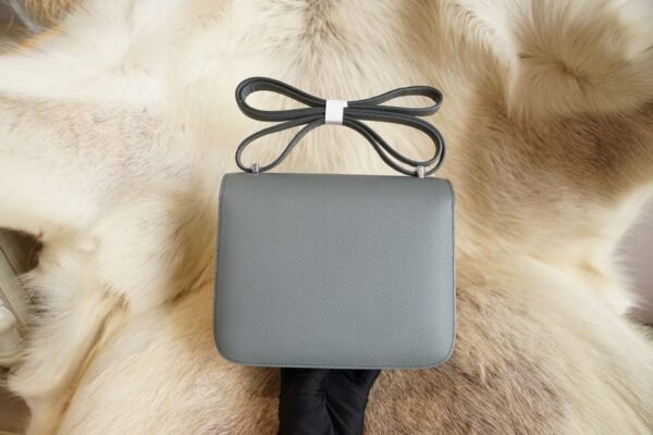 DDMode Factory Hermes Constance 19CM CK63 Vert Amande Epsom Silver Hardware