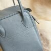 DDMode Factory Hermes Y7 Blue Orage Clemence Leather Lindy 26CM Silver Hardware