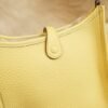 DDMode Factory Hermes 0Y Lemoncello Clemence Evelyne Mini 17CM Silver Hardware