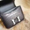 DDMode Wechat Hermes CK89 Nior Matte Crocodile Constance 19CM Silver Hardware