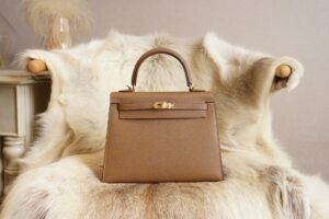 DDMode Hermes Kelly Sellier 25CM 3G Alezan Epsom Leather Gold Hardware