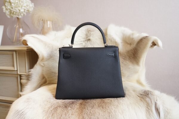 DDMode Factory Hermes Togo Kelly Retourne 28CM CK89 Nior Silver Hardware