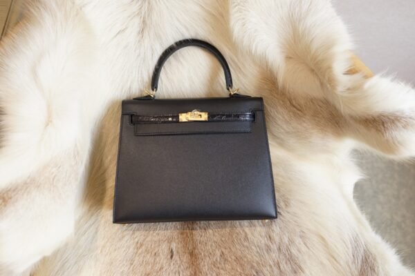 DDMode Hermes CK89 Nior Kelly Sellier 25CM Madame Leather Gold Hardware