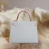 DDMode Hermes T0 Blue Brume / 3Q Rose Sakura Chevre Kelly 25CM Brush Gold