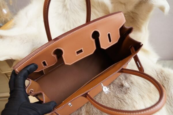 DDMode Wechat Hermes Birkin 30CM CK37 Gold Jonathan Leather Silver Hardware