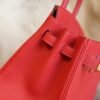 Full Handmade Hermes Q5 Rouge Casaque Birkin 25CM Togo Leather Gold Hardware