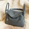 DDMode Factory Hermes Y7 Blue Orage Clemence Leather Lindy 26CM Silver Hardware