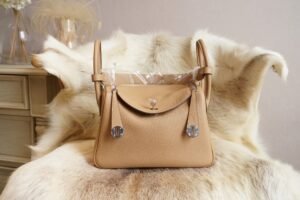 DDMode Factory Hermes 0M Chai Lindy 26CM Clemence Leather Silver Hardware