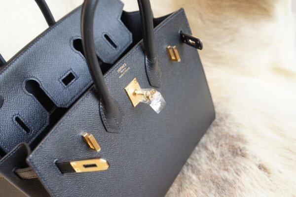 DDMode Hermes Birkin 25CM 89 Nior Epsom Leather Gold Hardware Women’s Bag