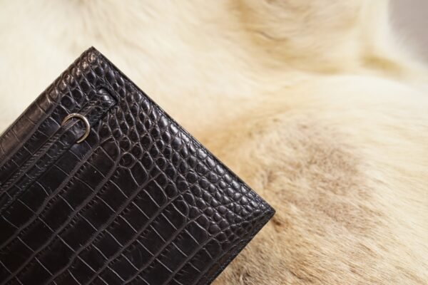 Hermes CK89 Nior Matte Crocodile Kelly Danse 22CM Silver Hardware