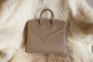 DDMode Whatsapp Hermes Swift Leather Birkin Shadow 25CM CK18 Etoupe