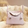 DDMode Factory Hermes 09 Mauve Pale Clemence Lindy 26CM Silver Hardware