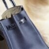 DDMode Wechat Hermes Togo / Shiny Crocodile Touch Birkin 25CM 2Z Blue Nuit