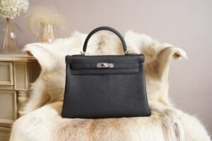 DDMode Factory Hermes CK89 Nior Togo Kelly Retourne 32CM Silver Hardware