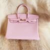 DDMode Factory X9 Mauve Sylvestre Swift Leather Birkin 25CM Gold Hardware