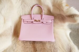 DDMode Factory X9 Mauve Sylvestre Swift Leather Birkin 25CM Gold Hardware