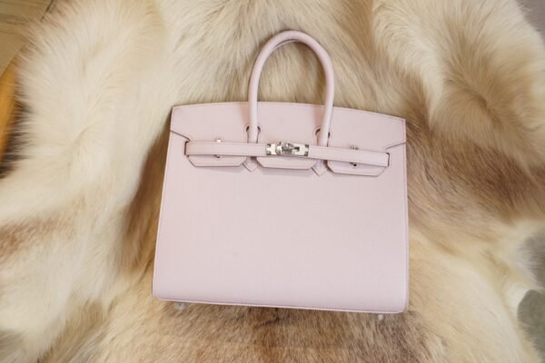 DDMode Whatsapp Hermes Birkin 25CM 09 Mauve Pale Epsom Leather Silver Hardware