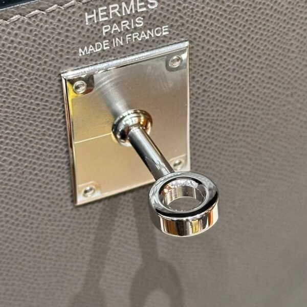 DDMode Kelly Elan 8F Gris Etain Silver Hardware Size 27*15*5cm