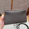 DDMode Kelly Elan 8F Gris Etain Silver Hardware Size 27*15*5cm