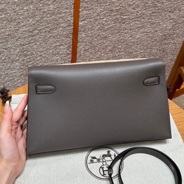 DDMode Kelly Elan 8F Gris Etain Silver Hardware Size 27*15*5cm