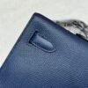Hermes Kelly Cut 73 Blue Saphir Epsom Leather Gold Hardware