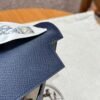 Hermes Kelly Cut 73 Blue Saphir Epsom Leather Gold Hardware