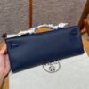 Hermes Kelly Cut 73 Blue Saphir Epsom Leather Gold Hardware