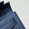 Hermes Kelly Cut 73 Blue Saphir Epsom Leather Gold Hardware