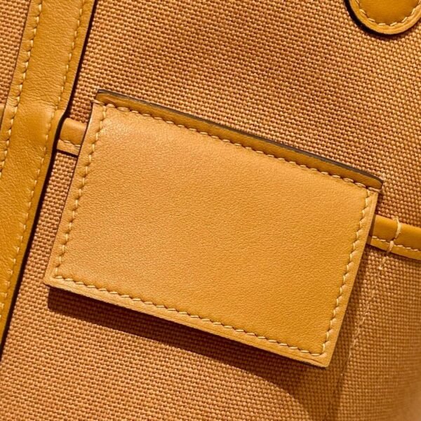 Hermes Picotin 18CM Cargo 2S Sesame Canvas/Clememce Leather Silver Hardware
