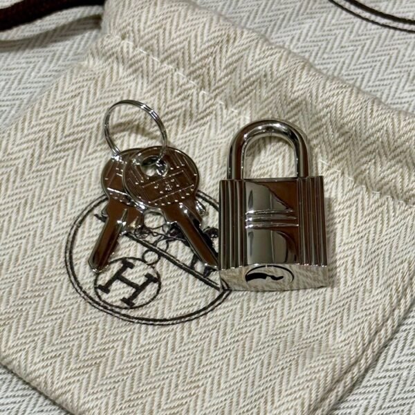 Hermes Picotin 18CM Cargo 2S Sesame Canvas/Clememce Leather Silver Hardware