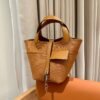 Hermes Picotin 18CM Cargo 2S Sesame Canvas/Clememce Leather Silver Hardware