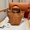 Hermes Picotin 18CM Cargo 2S Sesame Canvas/Clememce Leather Silver Hardware