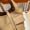 Hermes Picotin 18CM Cargo 0M Chai Canvas/TC Leather Gold Hardware