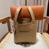 Hermes Picotin 18CM Cargo 0M Chai Canvas/TC Leather Gold Hardware
