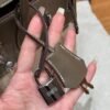 Hermes Birkin 25CM Canvas CK18 Etoupe Swift Leather Silver Hardware