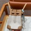 Hermes Birkin 30CM Canvas/Swift Leather Bag 0M Chai Silver Hardware