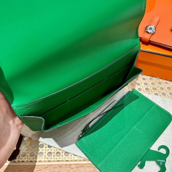 Hermes Purse Dogon Togo 1K Bambou Stamp B Silver Hardware