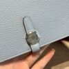 Hermes Dogon Wallet Togo Blue Pale Silver Hardware