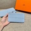 Hermes Dogon Wallet Togo Blue Pale Silver Hardware