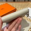 Hermes Chaine Dancre Wallet 8L Beton Evercolor Leather Silver Hardware