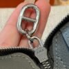 Hermes Chaine Dancre Wallet 63 Vert Amande Evercolor Leather Silver Full Handmade